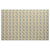 Lemon Citrus Floral Peach Stoff (Fat Quarter (45,7 x 55,9 cm))