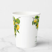Lemon Citrus Frucht Cocktail Party Pappbecher (Rechts)