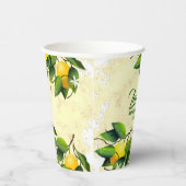 Lemon Citrus Fruit Lemoncello Pappbecher (Rechts)