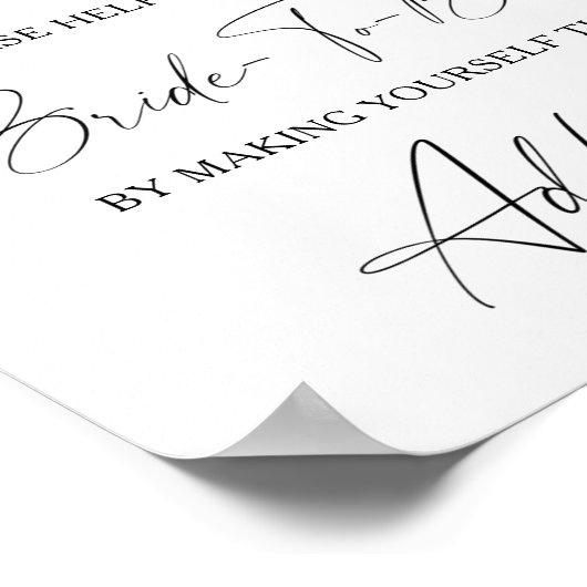 Lemon Citrus - Hilfe für die geschäftige Brautadre Poster