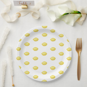 Lemon Citrus - Hochzeit Pappteller