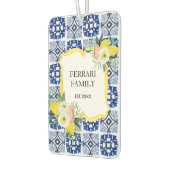 Lemon Citrus Italienisches Mittelmeer Fliesen Must Autolufterfrischer (Links)