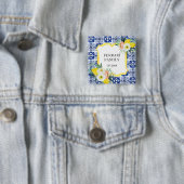 Lemon Citrus Italienisches Mittelmeer Fliesen Must Button (Beispiel)