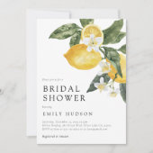 Lemon Citrus Main Squeeze Brautparty Einladung (Vorderseite)
