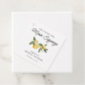 Lemon Citrus Main Squeeze Brautparty Geschenkanhänger (Beispiel)
