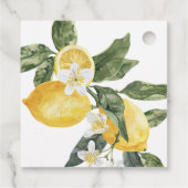 Lemon Citrus Main Squeeze Brautparty Geschenkanhänger (Rückseite)