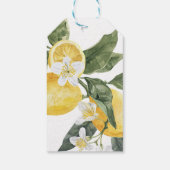 Lemon Citrus Main Squeeze Brautparty Geschenkanhänger (Rückseite)