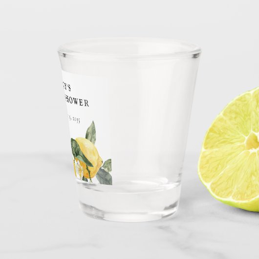 Lemon Citrus Main Squeeze Brautparty Schnapsglas (Rechts)