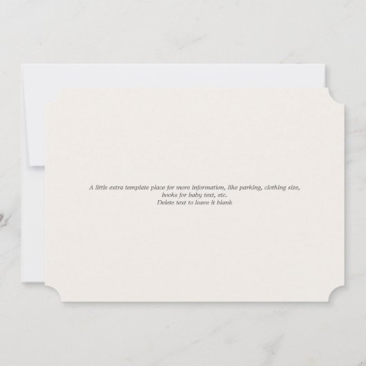 Lemon Citrus Mama's Haupt Squeeze Baby Dusche Einladung (Rückseite)