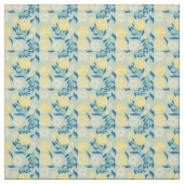 Lemon Citrus Mint Floral Stoff (Muster)