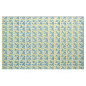 Lemon Citrus Mint Floral Stoff (Fat Quarter (45,7 x 55,9 cm))