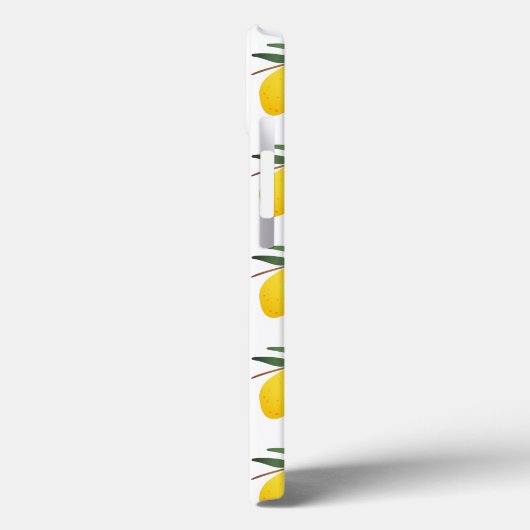 Lemon Citrus Monogram Name Case-Mate iPhone Hülle (Rückseite / Links)