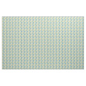 Lemon Citrus Pastel Blue Floral Stoff (Yard (91,4 cm))