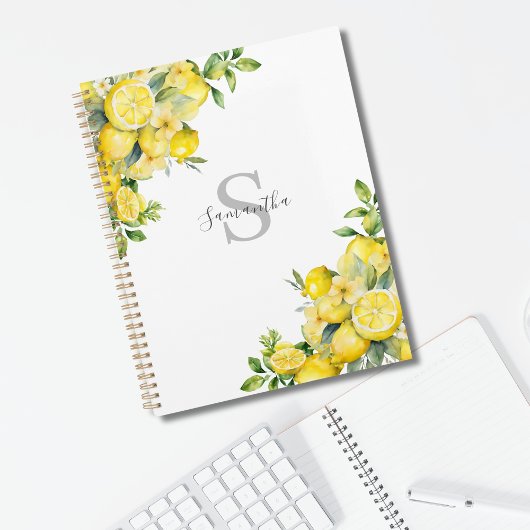 Lemon Citrus Personalisiert Planer