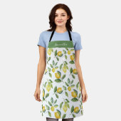 Lemon Citrus Personalisiert Schürze (Getragen)