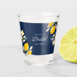 Lemon Citrus Positano Brautparty Schnapsglas