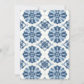 Lemon Citrus Positano Italienische Hochzeit Einladung (Rückseite)