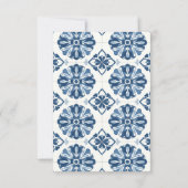 Lemon Citrus Positano Italienisches Brautparty Dankeskarte (Rückseite)