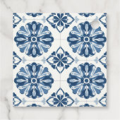 Lemon Citrus Positano Italienisches Brautparty Geschenkanhänger (Rückseite)