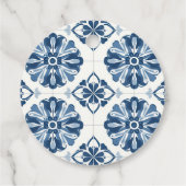 Lemon Citrus Positano Italienisches Brautparty Geschenkanhänger (Rückseite)