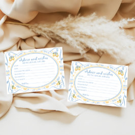 Lemon Citrus Ratgeber und wünscht Brautparty Card