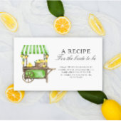 Lemon Citrus - Recipe for the bride to be Begleitkarte