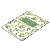 Lemon Citrus Recipe Notizblock (Linke Seite)