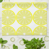 Lemon Citrus Retro Küchenhandtuchgeschenk Geschirrtuch (Gefaltet)
