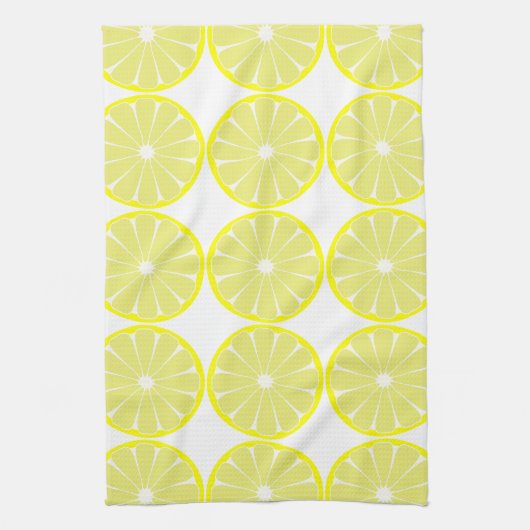 Lemon Citrus Retro Küchenhandtuchgeschenk Geschirrtuch (Vertikal)