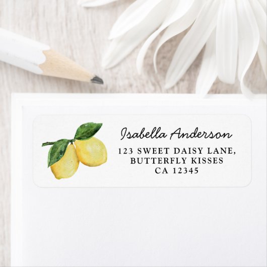 Lemon Citrus Rücksendeadresse (Insitu)