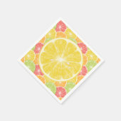 Lemon Citrus Slices Serviette (Ecke)