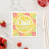 Lemon Citrus Slices Summer Serviette (Beispiel)