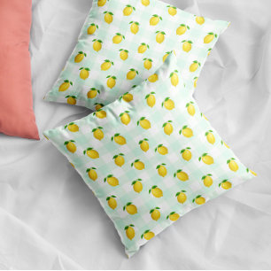 Lemon Citrus Sommer Geburtstag Kissen