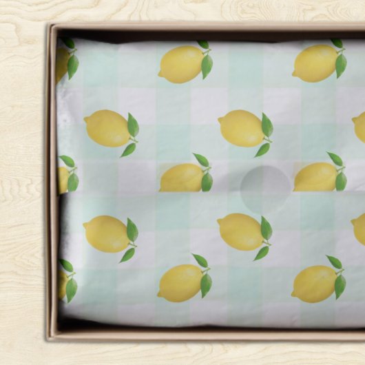 Lemon Citrus Sommer Geburtstag Seidenpapier