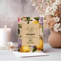 Lemon Citrus Sommer geschlechtsneutral Baby Dusche