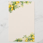 Lemon Citrus Summer Baby Showspiel (Rückseite)