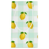 Lemon Citrus Summer Birthday Kleine Geschenktüte (Vorderseite)