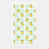 Lemon Citrus Summer Birthday Serviette (Vorderseite)