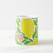 Lemon Citrus Summer Vintag Pattern Kaffeetasse (Mittel)