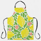 Lemon Citrus Summer Vintag Pattern Schürze (Vorderseite)