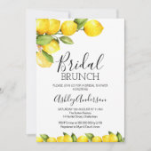Lemon Citrus Themed Bridal Dusche Einladung (Vorderseite)