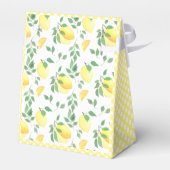 Lemon Citrus Watercolor Geschenkschachtel (Rückseite)