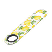 Lemon Citrus White Speed Flaschenöffner (Vorderseite Schrägansicht)