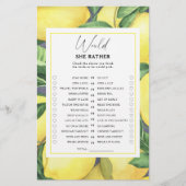 Lemon Citrus - Würde sie lieber Brautparty (Vorderseite)