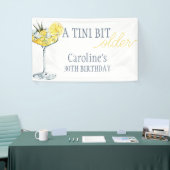 Lemon-Cocktail Ein bisschen älter 30. Geburtstag Banner (Messeveranstaltung)