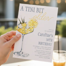 Lemon-Cocktail Ein bisschen älter 30. Geburtstag