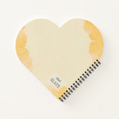 Lemon Columbine Blume Notizblock (Rückseite)