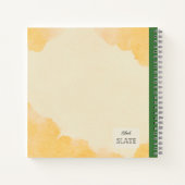 Lemon Columbine Blume Personalisierte Zusammensetz Notizblock (Rückseite)