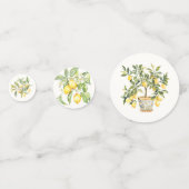 Lemon Confetti Konfetti (Rückseiten)