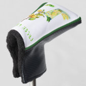 Lemon Cool Drink Funny Golf Head Cover Custom Text Headcover (3/4 Vorderseite)
